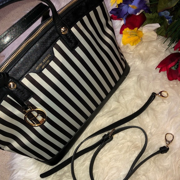 HP 🌺RARE stripe large satchel with long strap🌺 - Picture 13 of 13